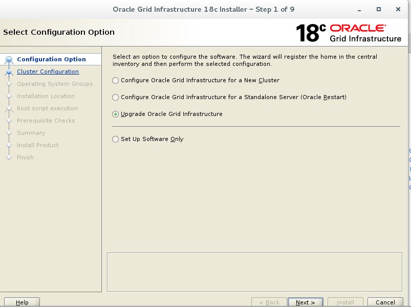 Upgrading Oracle Grid Infrastructure 11gR2 to 18c ORACLEHELP